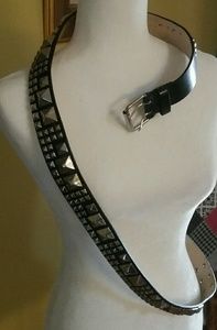 Black Studded Belt
